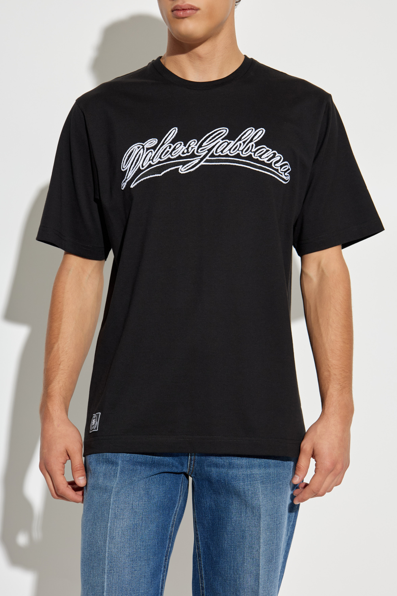 Black T-shirt with logo Dolce & Gabbana - Vitkac Canada